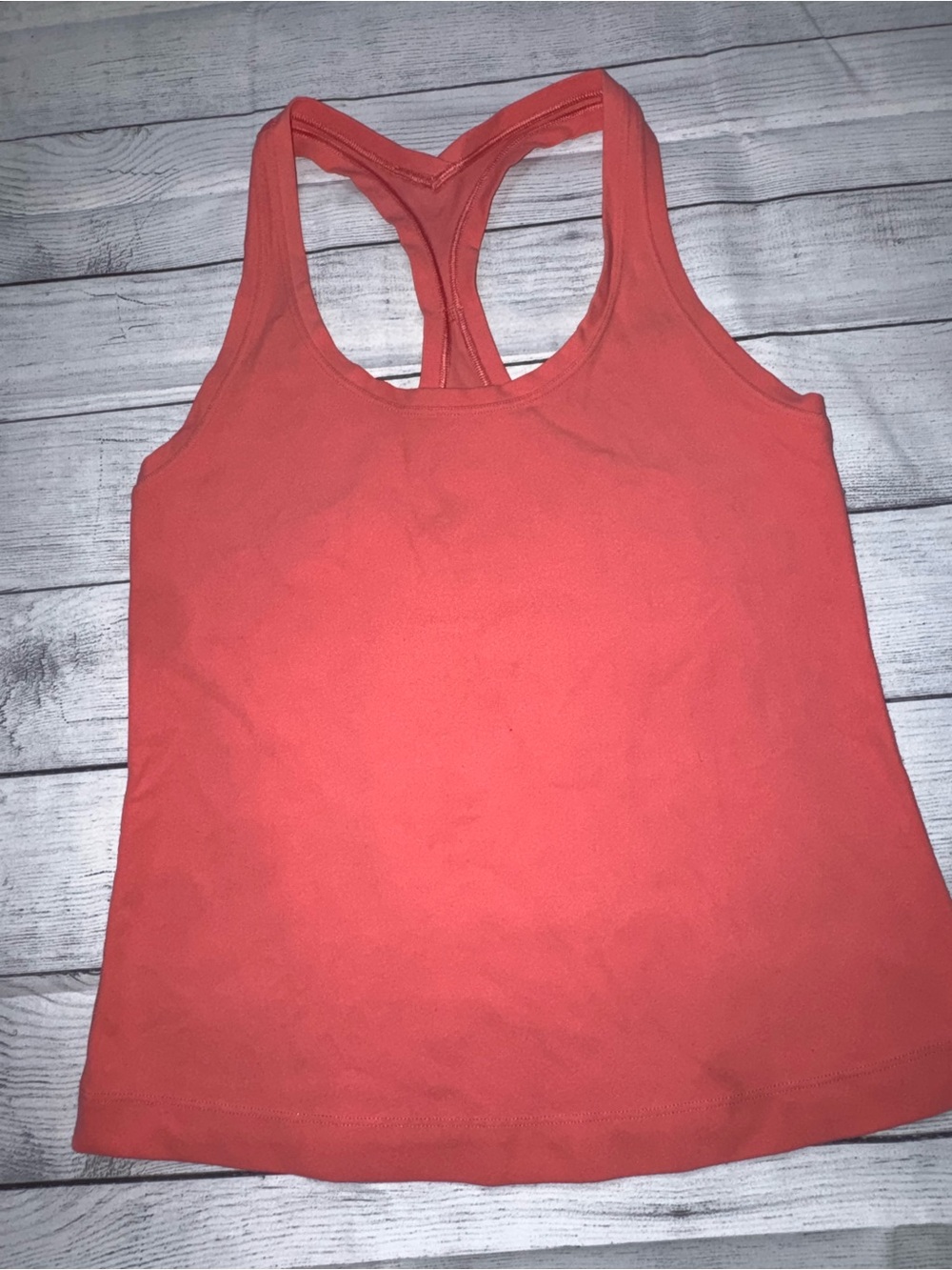 Lululemon coral racerback tank size 2